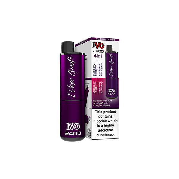 20mg I VG 2400 Disposable Vapes 2400 Puffs - 4 in 1 Multi-Edition