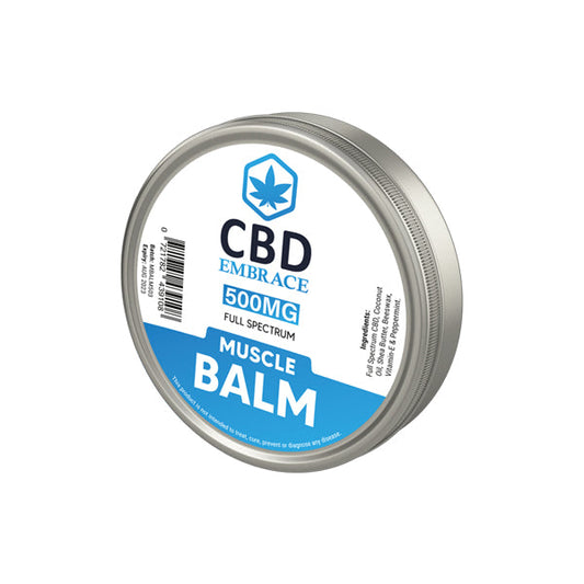 CBD Embrace 500mg Full Spectrum CBD Muscle Balm