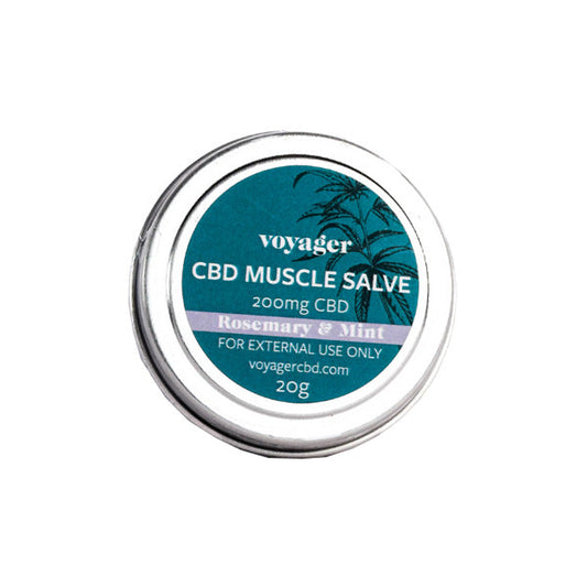 Voyager 200mg CBD Rosemary & Mint Muscle Salve - 20g