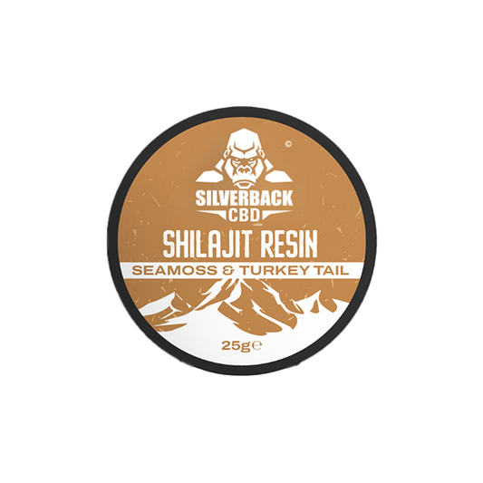 Silverback Seamoss & Turkey Tail Infused Shilajit Resin 25g