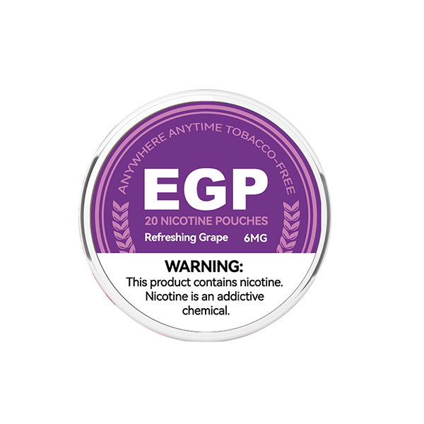 6mg EGP Nicotine Pouches - 20 Pouches