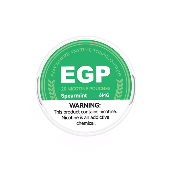 6mg EGP Nicotine Pouches - 20 Pouches