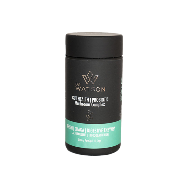 Dr Watson Gut Health & Probiotic Mushroom Capsules - 60 Caps