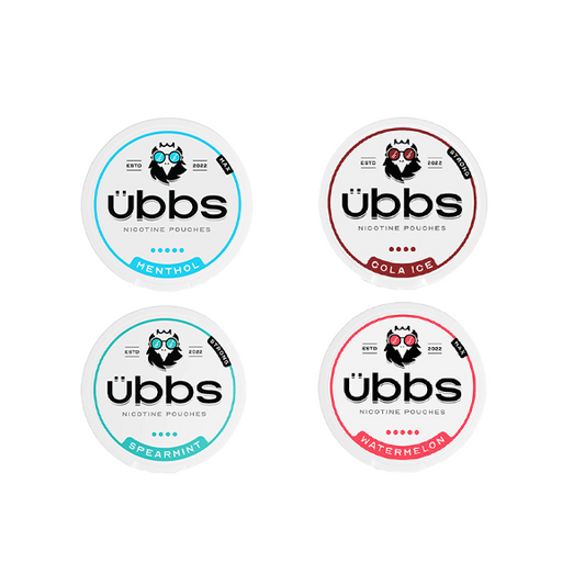 11mg & 14mg Ubbs Strong & Max Nicotine Pouches Bundle 40 Cans (40 Cans For The Price 30 Cans)